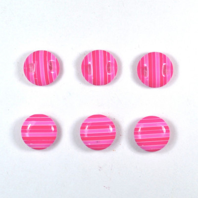 Set 6 nasturi plastic 69990 - Roz 2