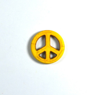 Promo 1+1 Margea Howlite Mare - Peace - Galben