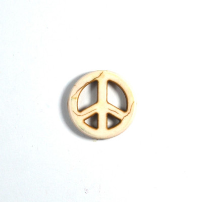 Promo 1+1 Margea Howlite Mare - Peace - Crem