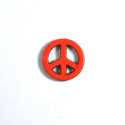 Promo 1+1 Margea Howlite Mare - Peace - Portocaliu