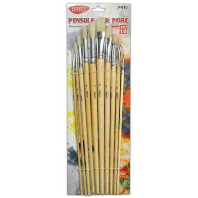 Daco natural hair brushes - Set of 10