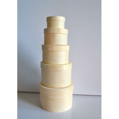 Cutie lemn rotunda DK41001/B 2