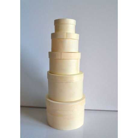 Cutie lemn rotunda DK41001/B