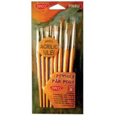 Set  8 pensule par porc Daco