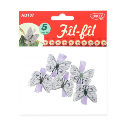 Fluturi cleme de lemn