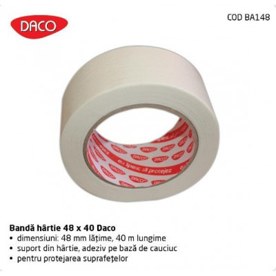Banda Adeziva din Hartie 48mm x 40m