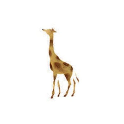 Sablon autoadeziv  Home Design 7x10 cm Model Girafa