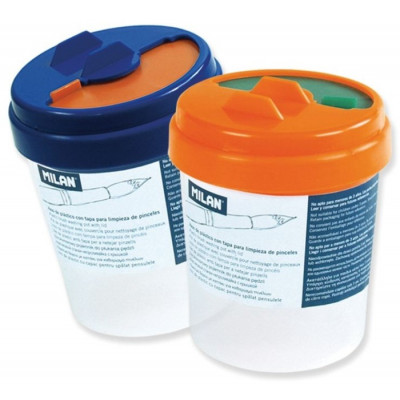 Milan Brush Cleaning Pot