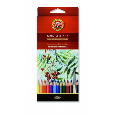 Koh-I-Noor Mondeluz Watercolor Pencils - Set of 12
