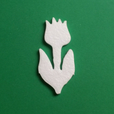 Forma decorabila din polistiren expandat - Model Floare 2