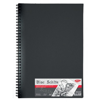 Bloc de desen pentru schite cu coperta tare A4