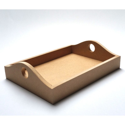 Tava lemn - 20x13x4cm Obiect decorabil din lemn 5051/B