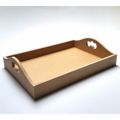 Tava lemn - 20x13x4cm Obiect decorabil din lemn 5051/B