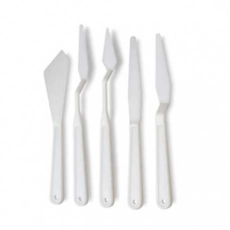 Plastic Palette Knives Set of 5