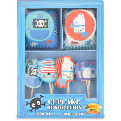 Set hartie si decoratiuni pentru briose 34861A