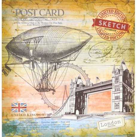 Carnet de schite 20x20 cm Mandarin Vintage 9102