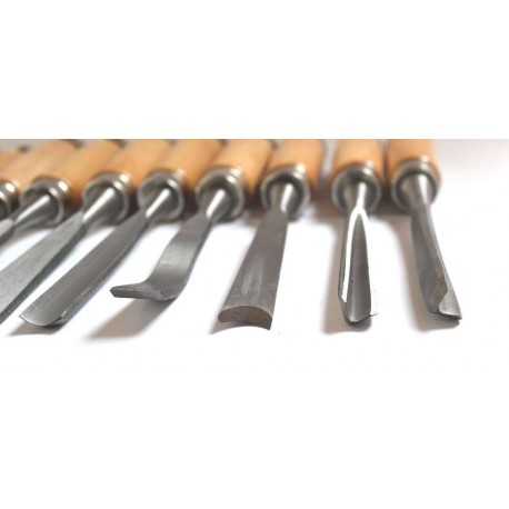 Set 12 dalti pentru lemn cod.11561