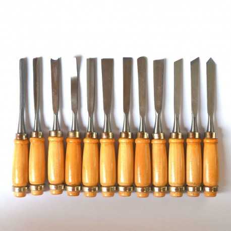 Set 12 dalti pentru lemn cod.11561