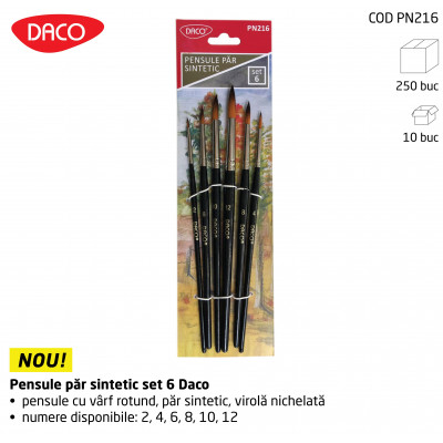 Set pensule par sintetic PN8T