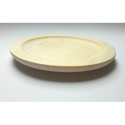 Farfurie lemn 18.5cm 2