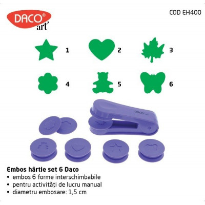 Set embos hartie -6 modele EH400