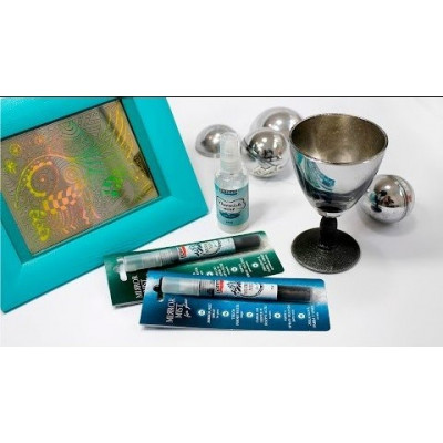 Mirror Mist vopsea spray oglinda pentru sticla Pentart 9ml 2