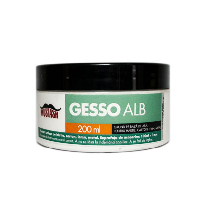 Mustash Acrylic Gesso 200ml