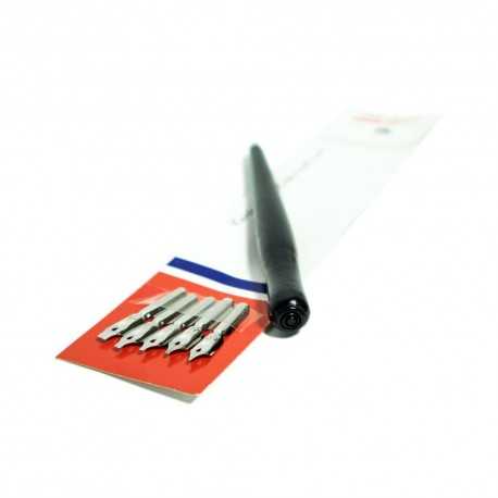 Set 5 penite caligrafie cu toc