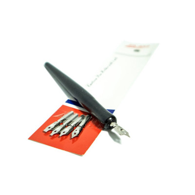 Set 5 penite caligrafie cu toc