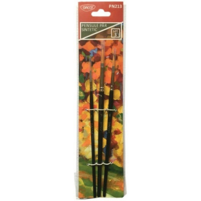 Pensule par sintetic set 3