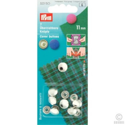 Set 6 nasturi de imbracat 15mm - 323151