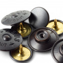 Set 4 nasturi negri 16mm 331114