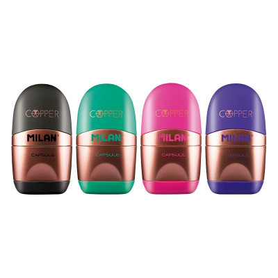 Ascutoare cu radiera Copper Milan 4717112