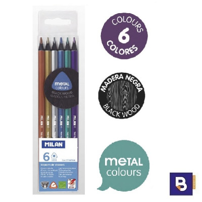 Creion color metalizat Milan 07102306 2