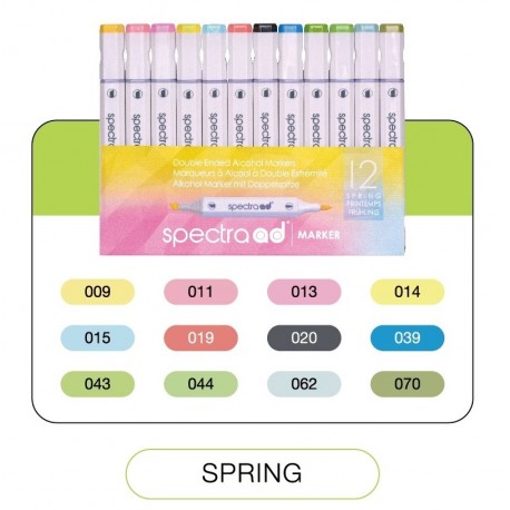 Spectra ad Marker SPRING 12 Color Set