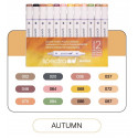 Spectra ad Marker AUTUMN 12 Color Set