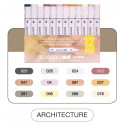 Spectra ad Marker ARCHITECTURE 12 Color Set
