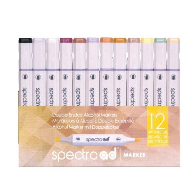 Spectra ad Marker ARCHITECTURE 12 Color Set 2