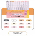 Spectra ad Marker PORTRAIT 12 Color Set