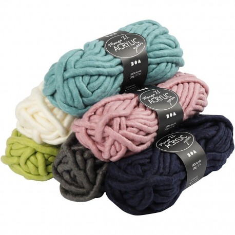 Chunky Yarn fire crosetat