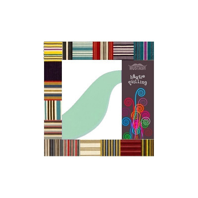 Hartie quilling Mustash 3mm verde menta 2