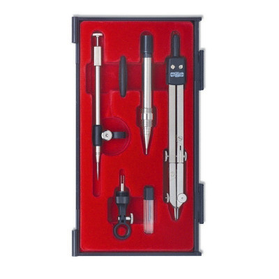 Set compas student 6 piese Koh-I-Noor K6168