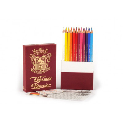 Set 24 creioane color Polycolor Retro K3824-24R