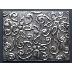 Set folie metalica embosare argintiu F522 2