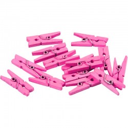 Set 6 cleme mini roz
