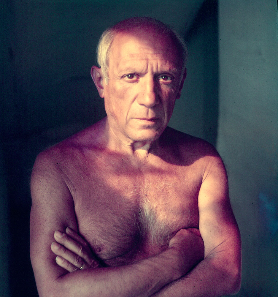 Pablo Picasso, Vallauris, France, 1949.  Gjon Mili/Life Picture Colleciton/Shutterstock